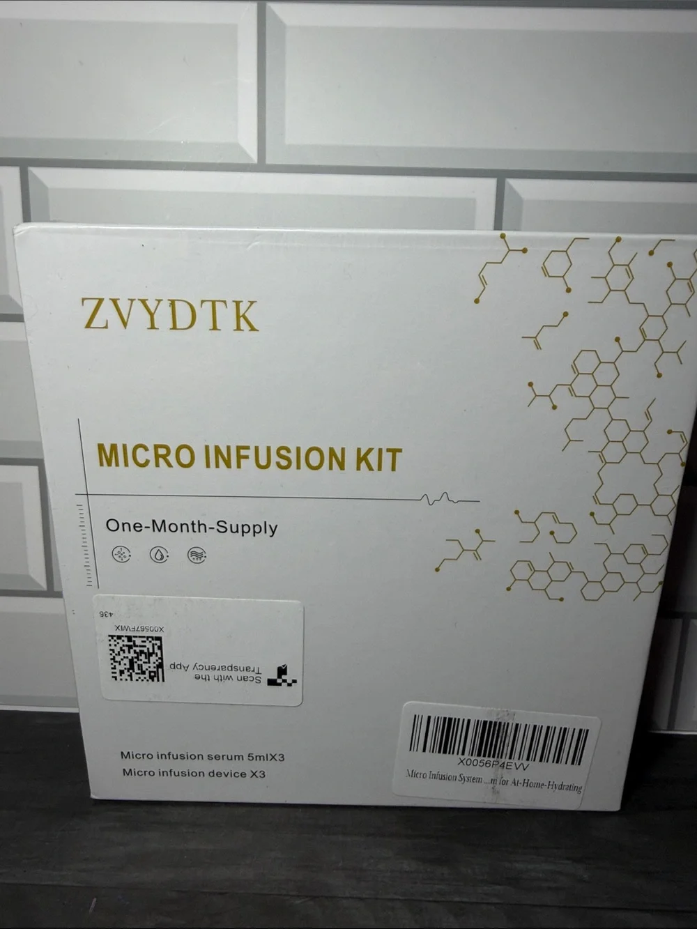 Micro Infusion Kit Serum - White & Gold